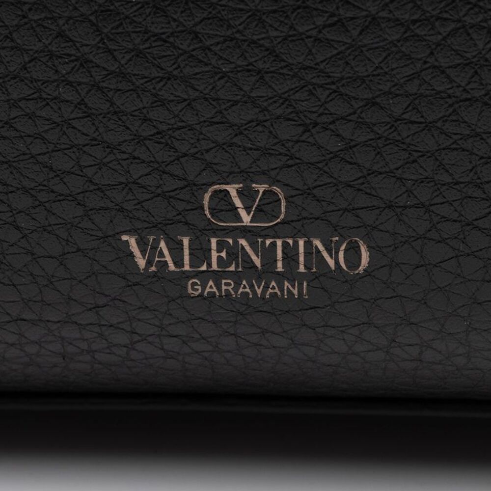 Valentino Grainy Calfskin Rockstud Flip Lock Flap Small Crossbody - Picture 8 of 12